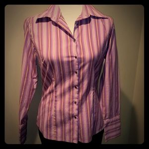 Express Design Studio Striped L/S Shirt